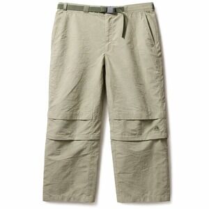 NIKE ACG Convertible Hiking Pant Sz M (8/10) Green Zip-Off Outdoor Gorpcore GUC!